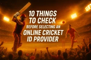 Read more about the article 10 Things to Check Before Selecting an Online Cricket ID Provider
