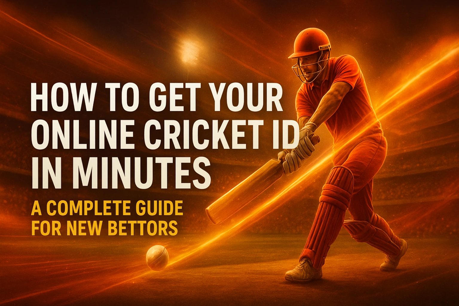 How to Get Your Online Cricket ID in Minute