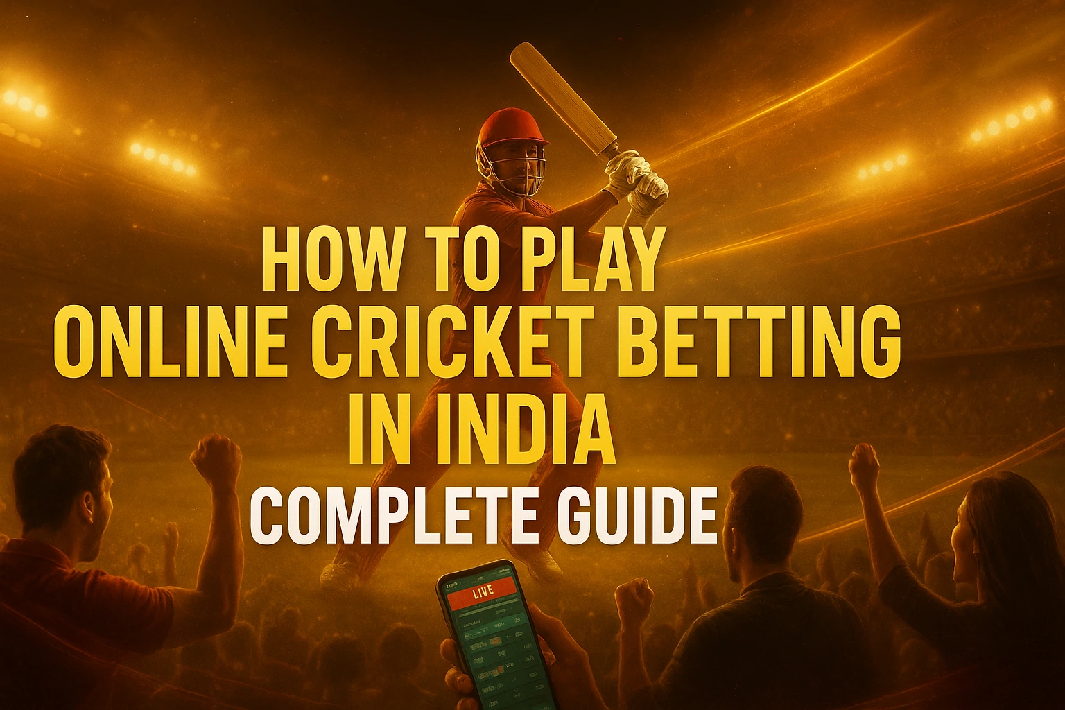 How to Play Online Cricket Betting in India