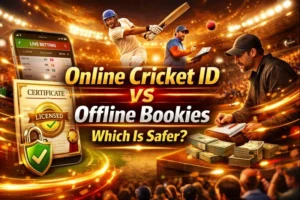 Read more about the article Online Cricket ID vs Offline Bookies – Which Is Safer?