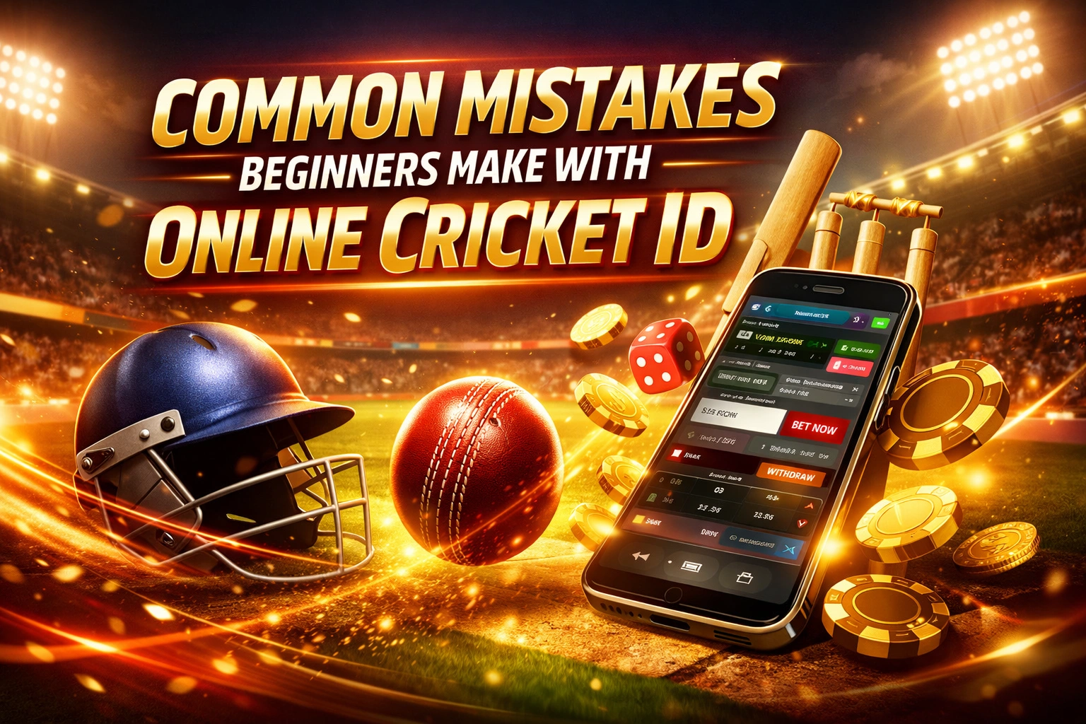 Read more about the article Common Mistakes Beginners Make with Online Cricket ID