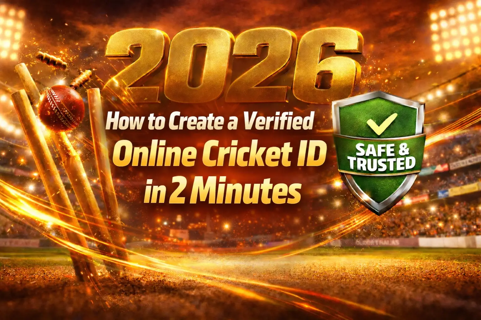 Read more about the article How to Create a Verified Online Cricket ID in 2 Minutes