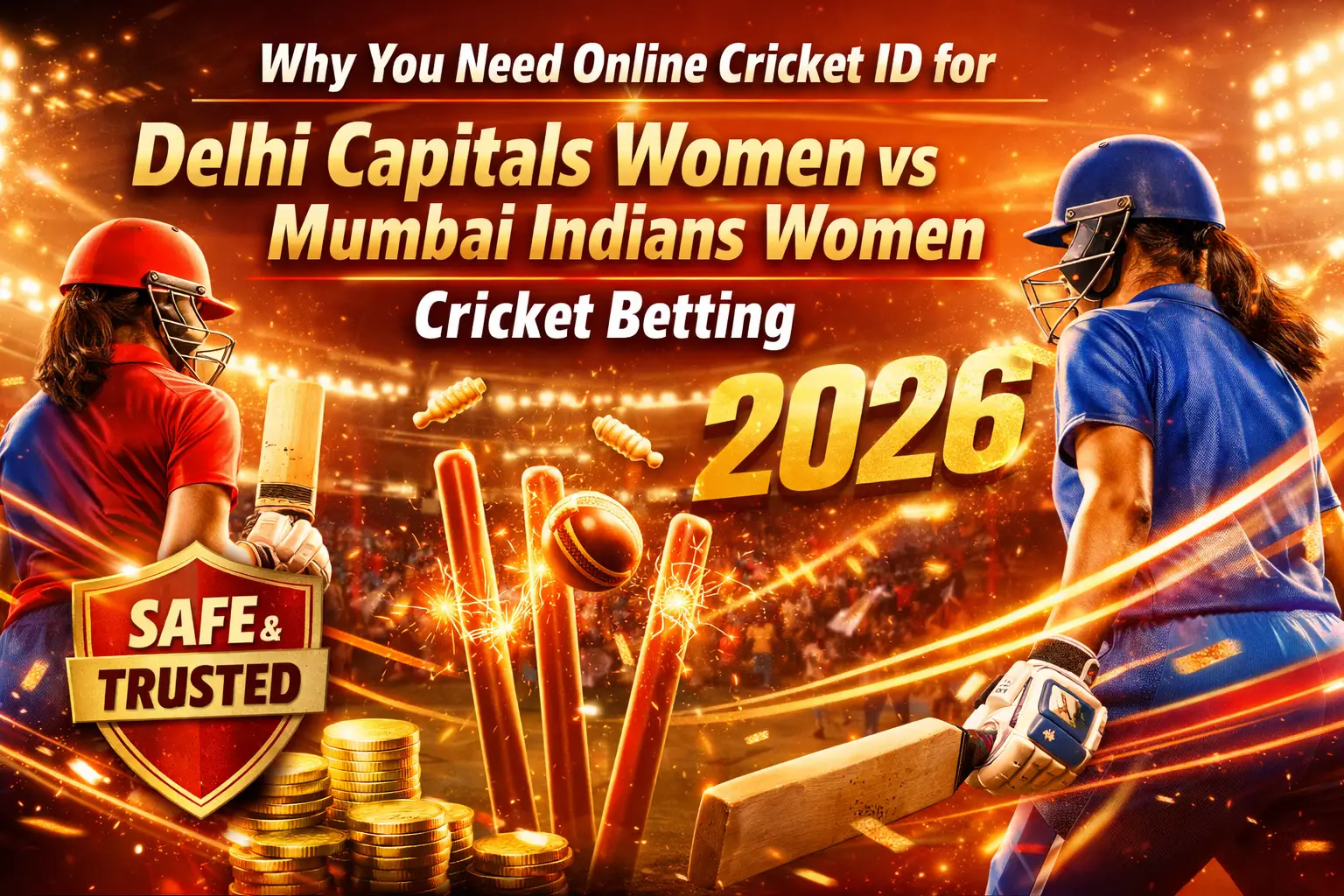 Read more about the article Why You Need Online Cricket ID for Delhi Capitals Women vs Mumbai Indians Women Cricket Betting
