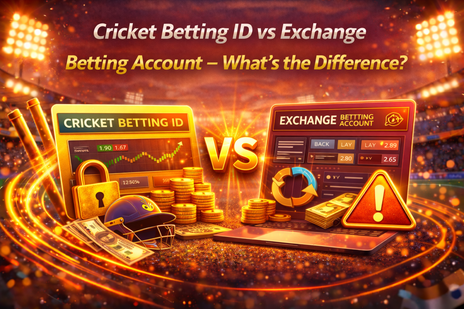 Read more about the article Cricket Betting ID vs Exchange Betting Account – What’s the Difference?