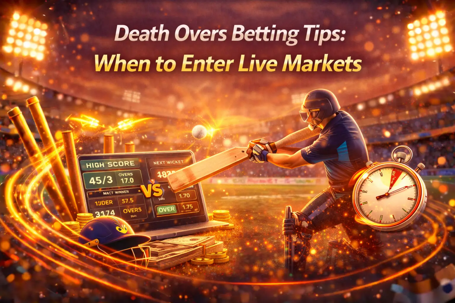 Read more about the article Death Overs Cricket Betting Tips: When to Enter Live Markets