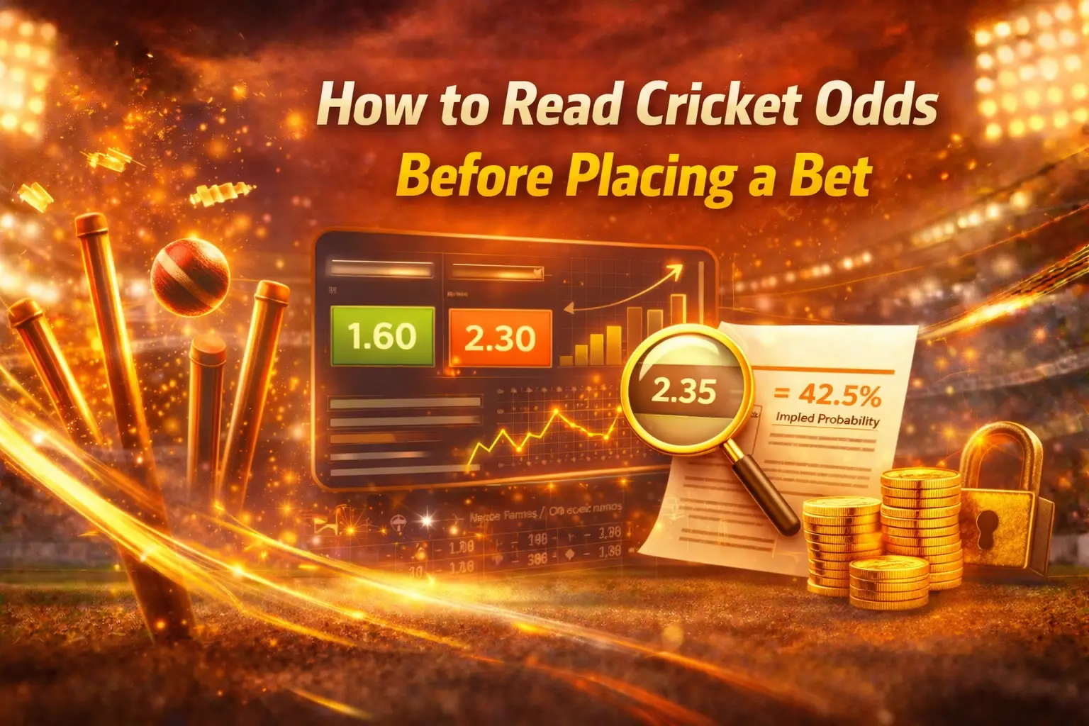 Read more about the article How to Read Cricket Odds Before Placing a Bet