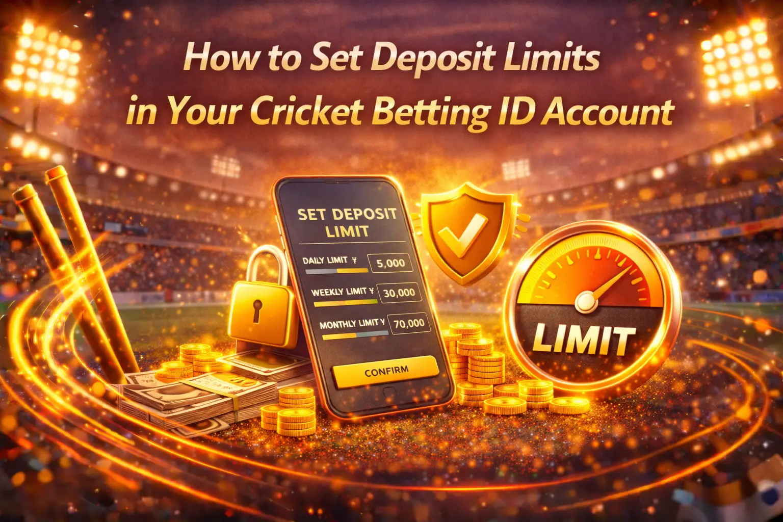 Read more about the article How to Set Deposit Limits in Your Cricket Betting ID Account