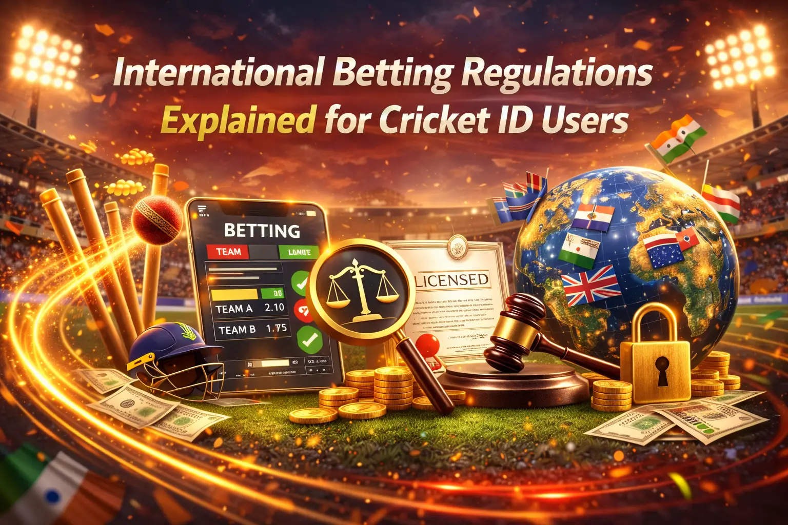 Read more about the article International Betting Regulations Explained for Cricket ID Users