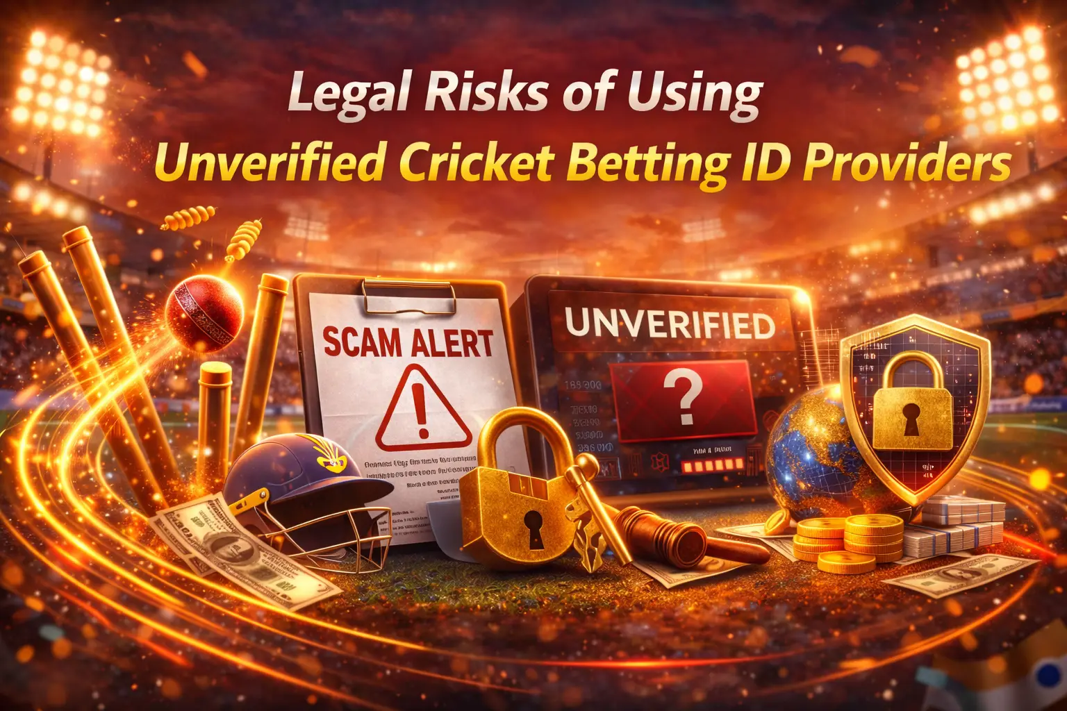 Read more about the article Legal Risks of Using Unverified Cricket Betting ID Providers