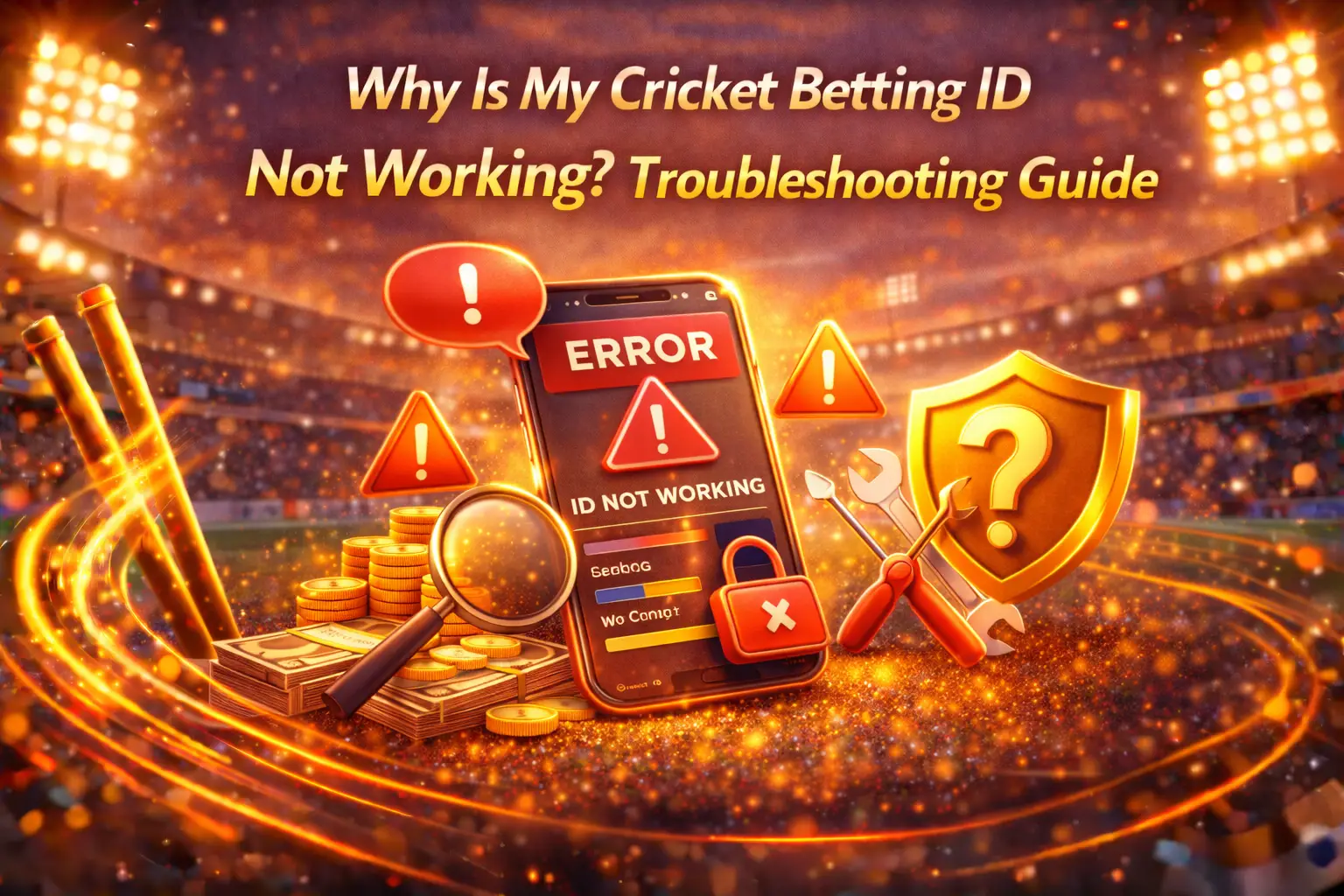 Read more about the article Why Is My Cricket Betting ID Not Working? Troubleshooting Guide