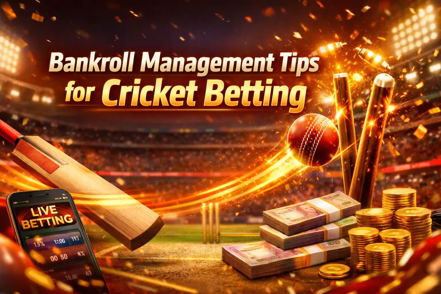 Read more about the article Bankroll Management Tips for Cricket Betting