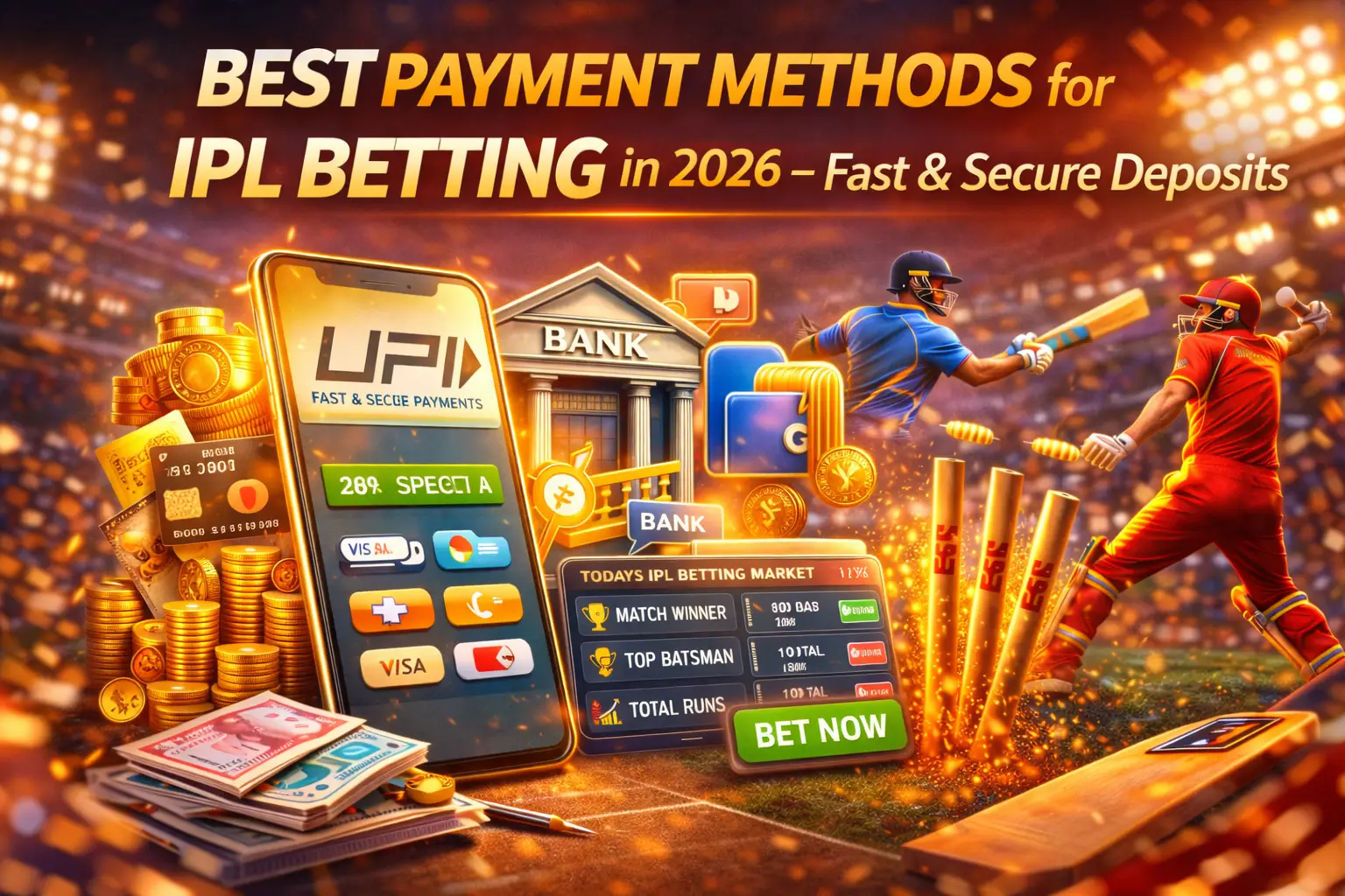 Best Payment Methods for IPL Betting in 2026 – Fast & Secure Deposits