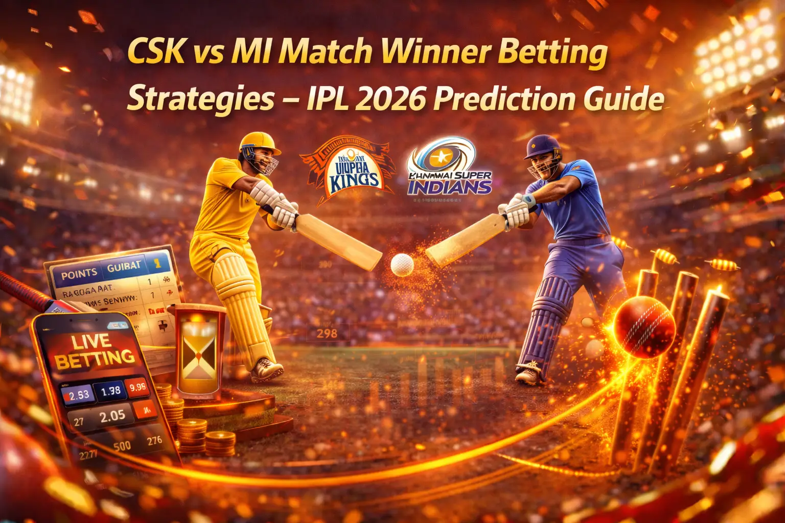 Read more about the article CSK vs MI Match Winner Betting Strategies – IPL 2026 Prediction Guide
