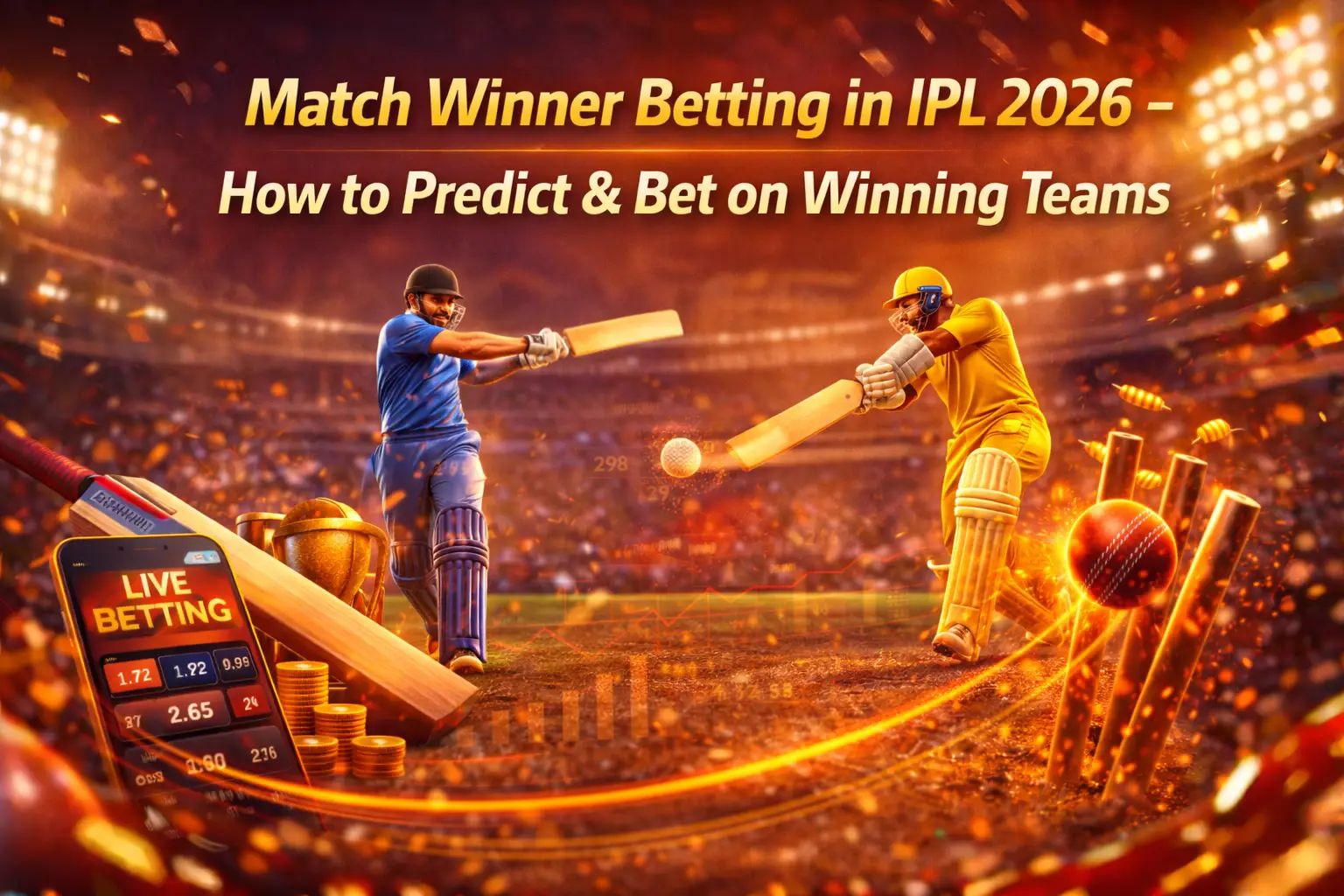 Read more about the article Match Winner Betting in IPL 2026 – How to Predict & Bet on Winning Teams