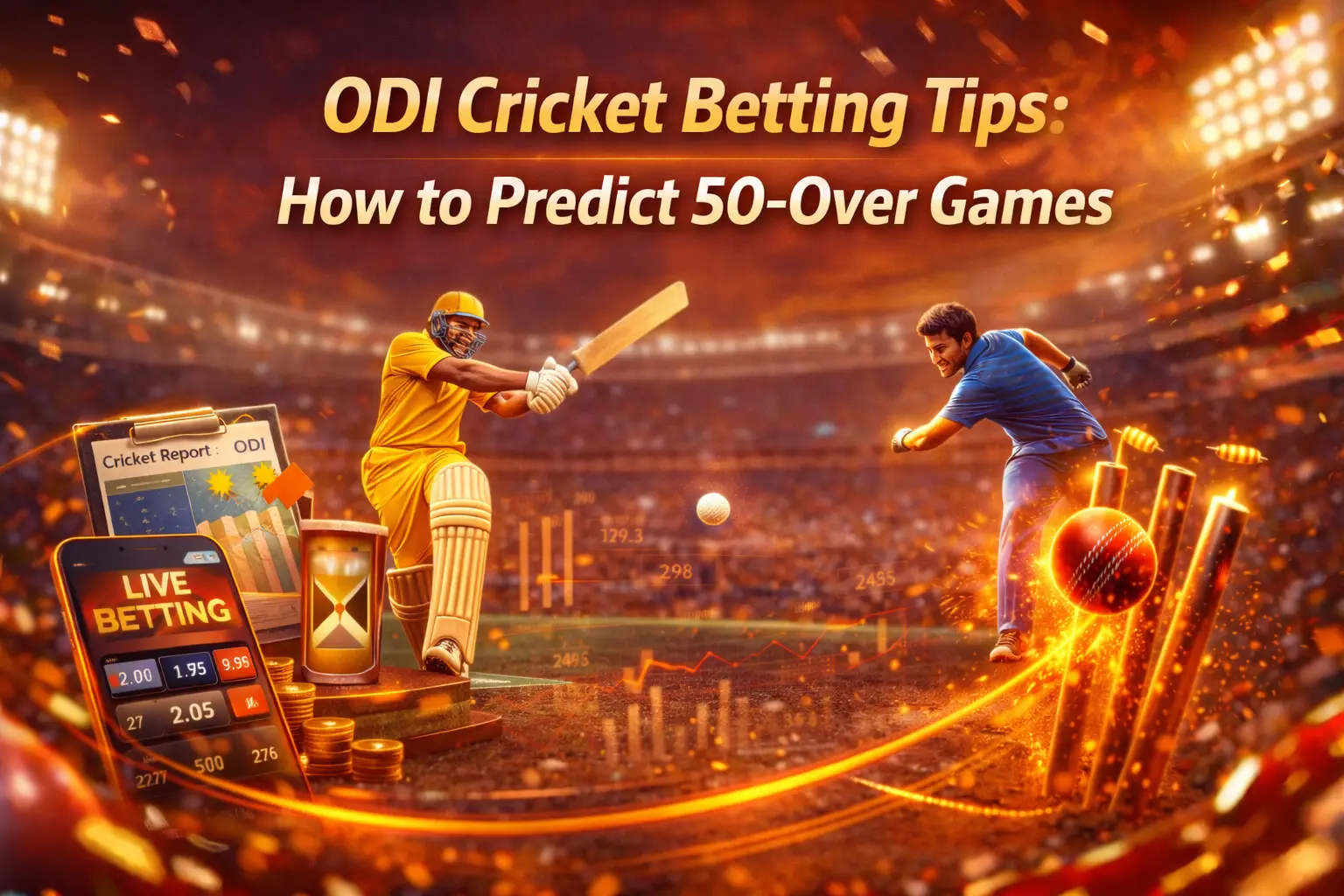 Read more about the article ODI Cricket Betting Tips: How to Predict 50-Over Games