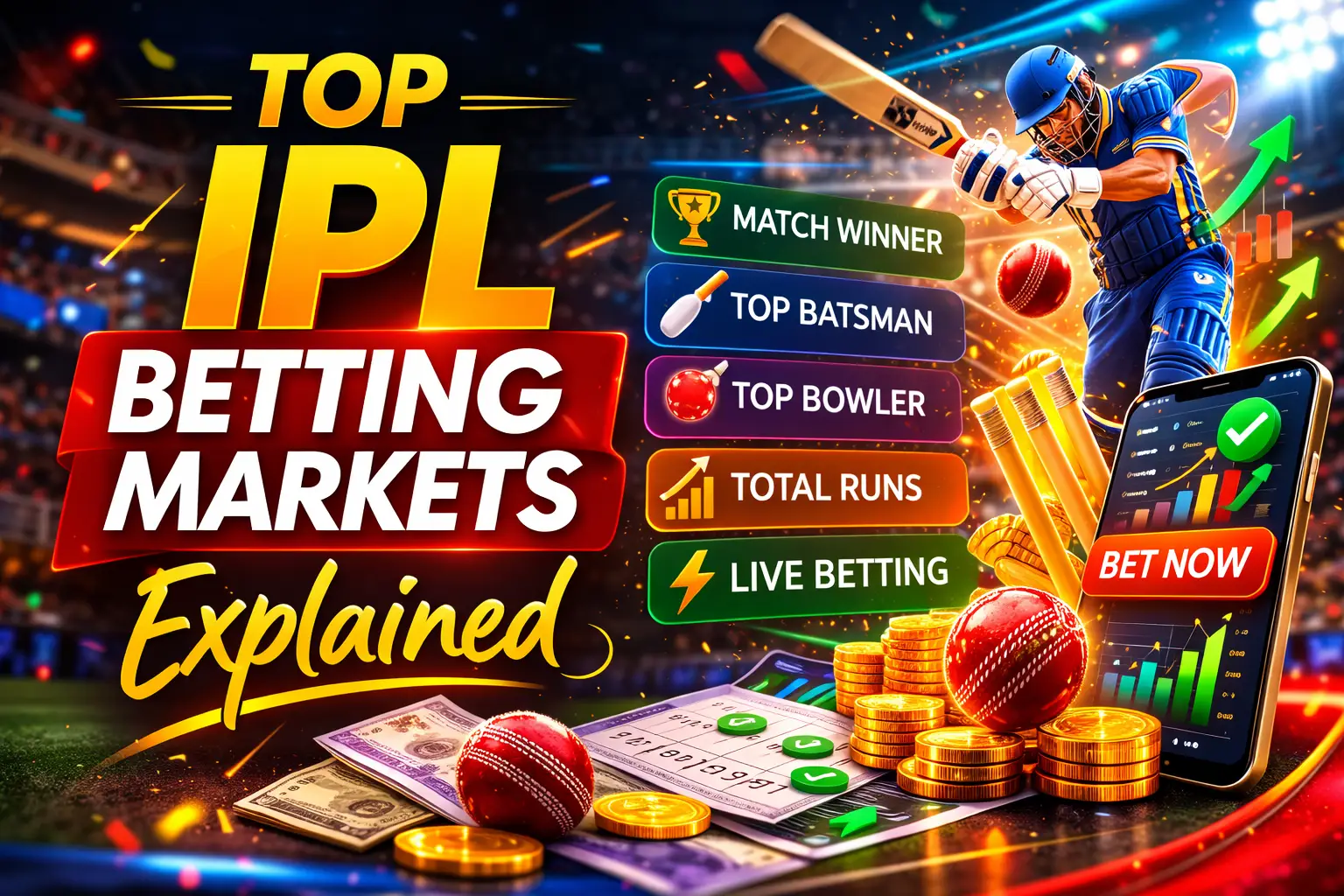 Read more about the article Top IPL Betting Markets Explained