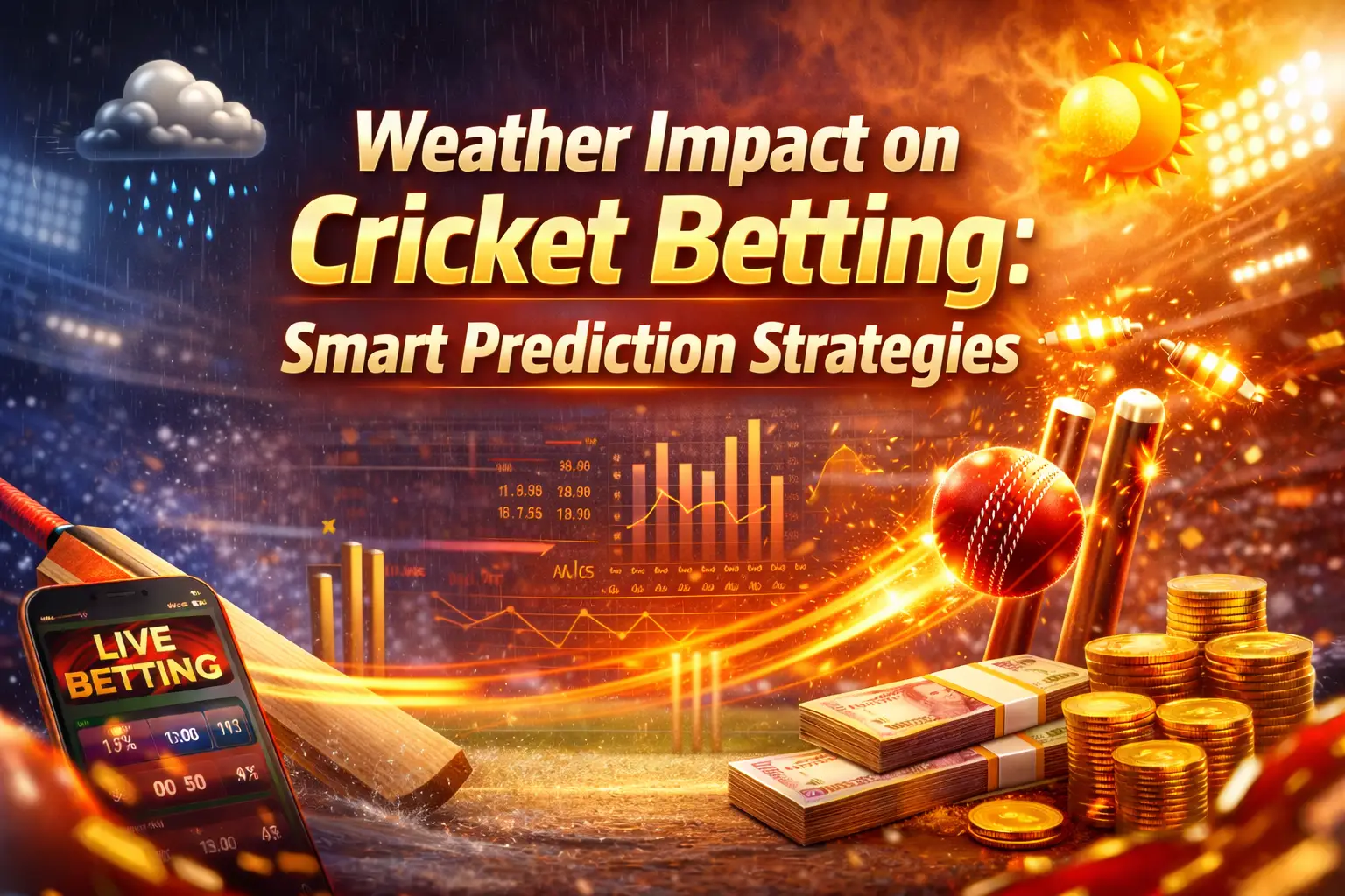 Read more about the article Weather Impact on Cricket Betting: Smart Prediction Strategies