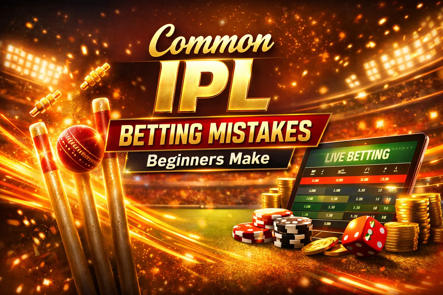 Common IPL Betting Mistakes Beginners Make