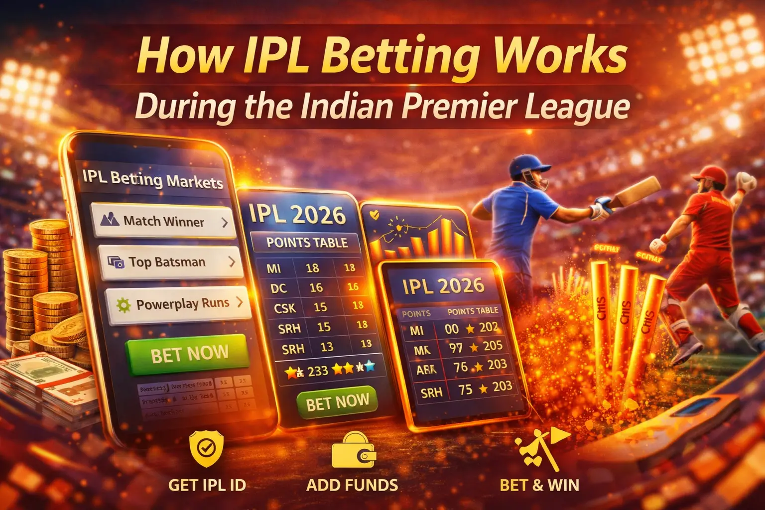 How IPL Betting Works During the Indian Premier League
