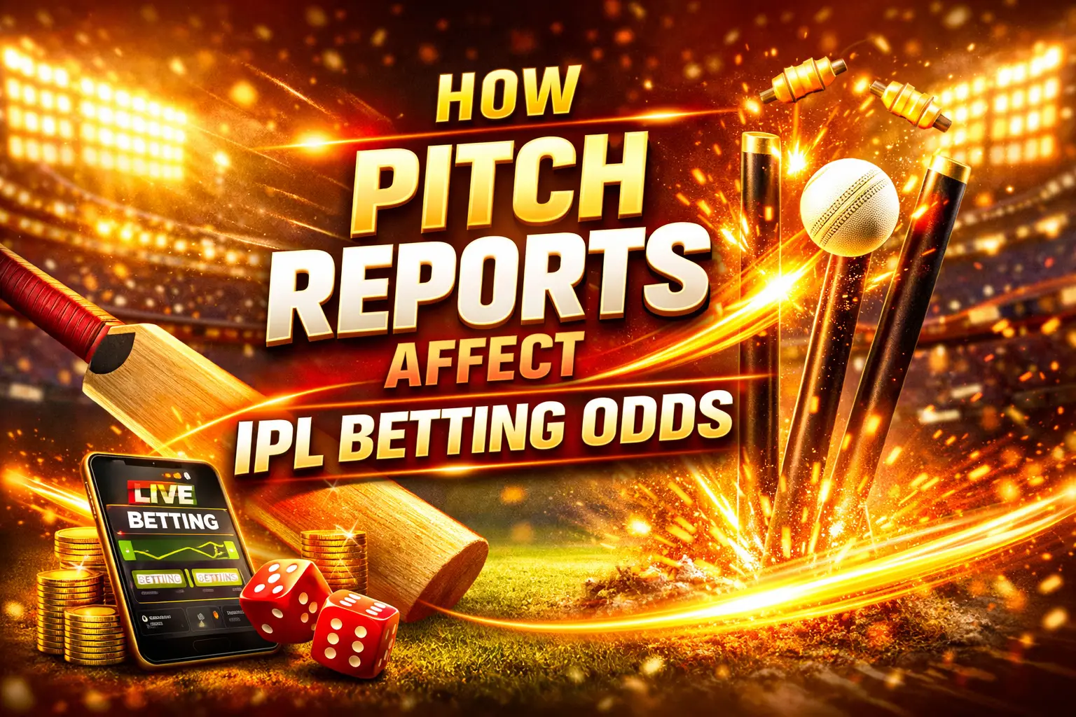 How Pitch Reports Affect IPL Betting Odds
