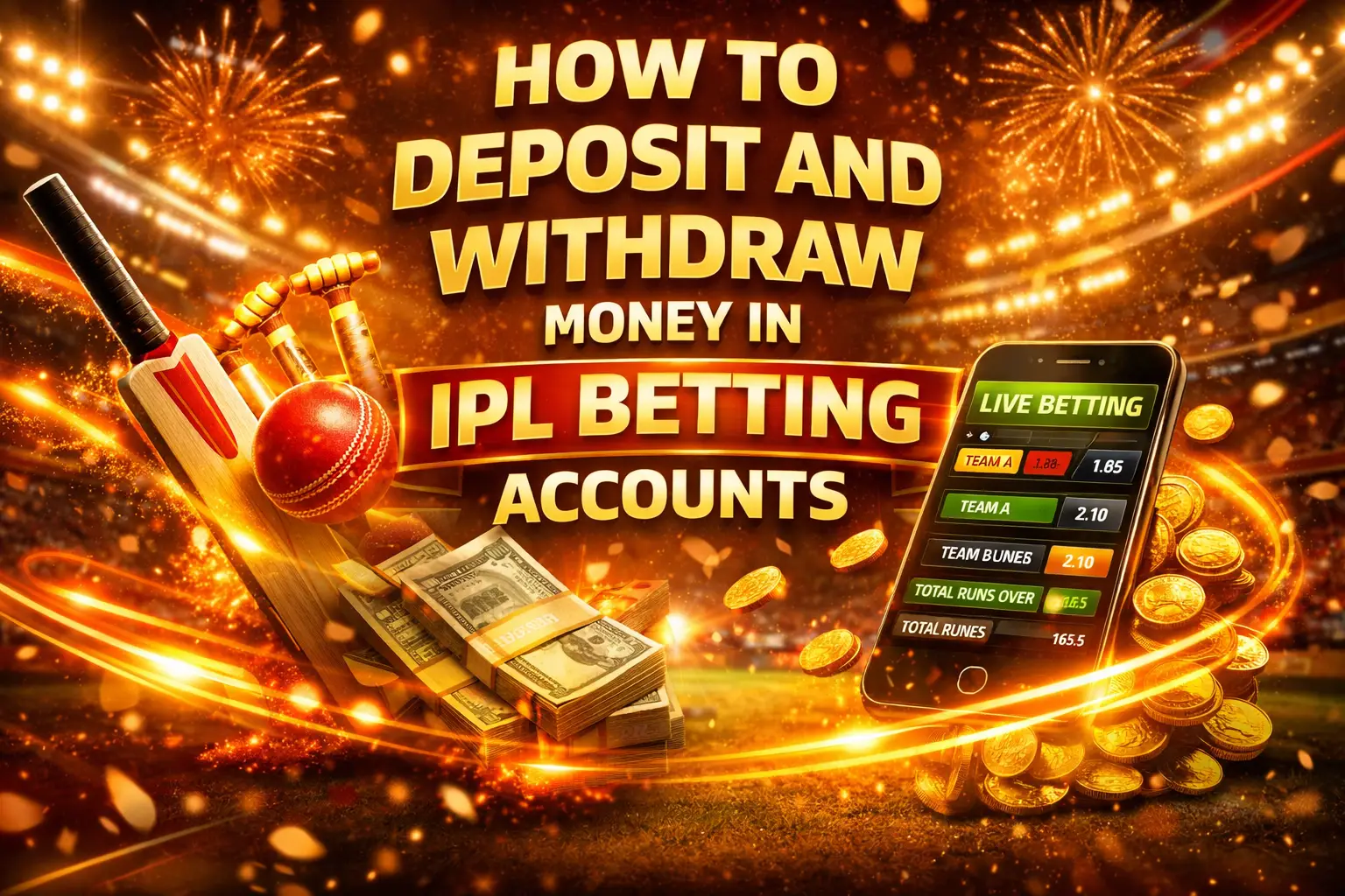 How to Deposit and Withdraw Money in IPL Betting Accounts