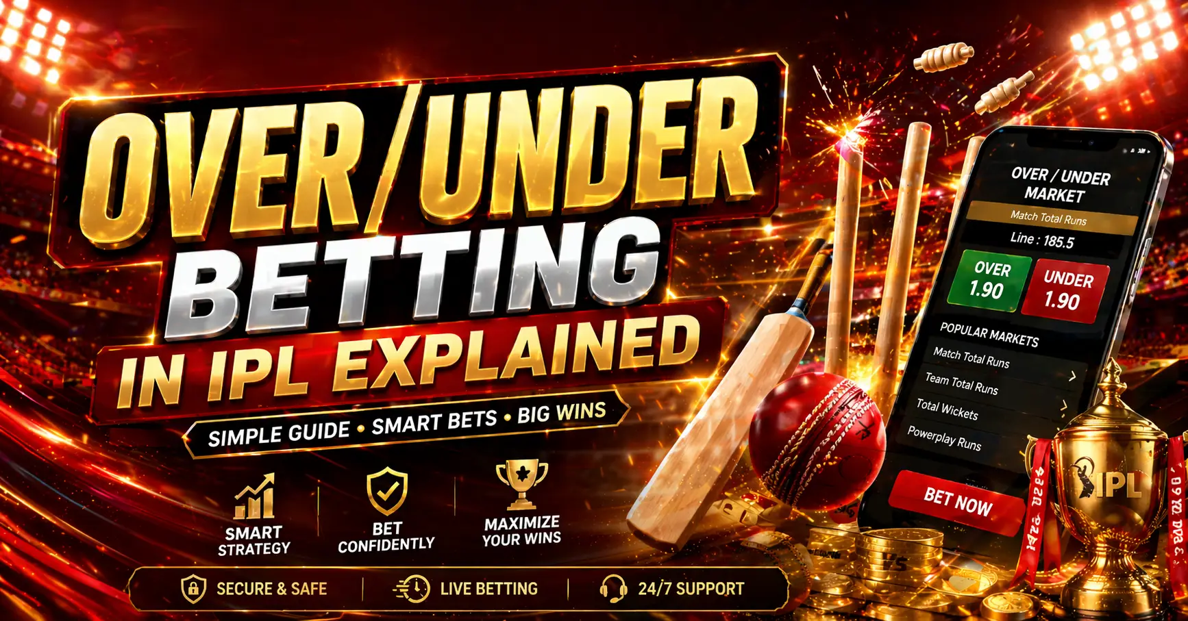 Read more about the article Over/Under Betting in IPL Explained