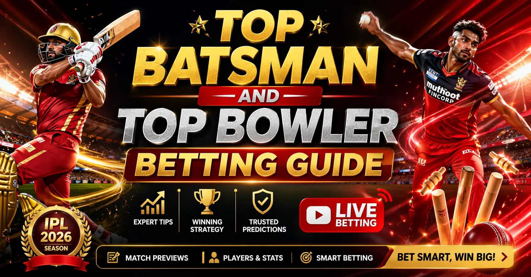 Read more about the article Top Batsman and Top Bowler Betting Guide