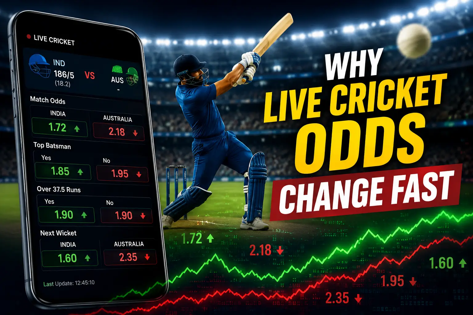 Read more about the article Why Live Cricket Odds Change So Fast: A Complete Guide for Beginners