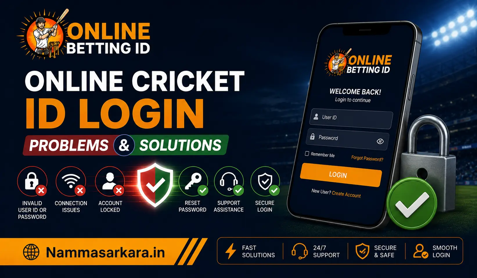 Online Cricket ID Login Problems and Solutions